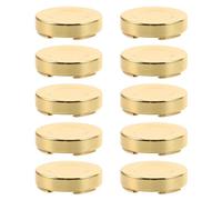 Healeved Copper Decorative Buttons Set of 10 Smooth Turtle Design round Cuff Button Covers for Dress Shirts, Sturdy Metal Accessories for Clothing and Shirt