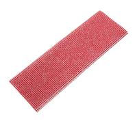 Healeved Cordless Enhancing Appearance with Rhinestone and Microphone Sleeve Handheld Handle Fabric, Elegant Red Mic Cover Easy to Apply for Stage Performances Events