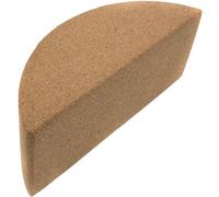 Healeved Cork Yoga Balance Brick, Small Non-Slip Half- Block for Core Muscle Training and Balance, Durable Yoga Training Tool for Home and Studio Use