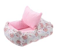Healeved Cozy Small Pets Bed Cotton Nest for Hedgehogs and Guinea Pigs with Adorable Pattern, Comfortable Warm Sleeping Space for Winter Season