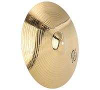 Healeved Creative Alloy Drum Cymbal for Practice Pad Drum Kit Golden Anti-rust Crash Cymbal with Accent Filling Easy Installation for Acoustic Environment