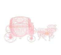 Healeved Creative Pink Carriage Candy Box Wedding Party Favor Container Treats Holder Packaging for Birthday and Anniversary