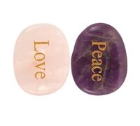 Healeved Crystal Agate Healing Stone with Unique Engraved Design, DIY Smooth Rock for Personal Use and Decoration, Offering Tactile Experience and Peaceful Energy for Women and Men