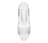 Healeved Crystal High Heels Ornaments Glass Slipper Shoe Decor for Desktop for Age Regression Stuff and Special Occasions like Birthday Adult Ceremony Made of Material