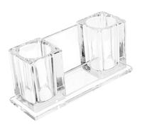 Healeved Crystal Microphone Stand Tabletop Mic Support Rack for Office Home Storage Holder