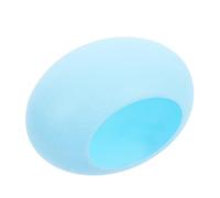 Healeved Cute Cartoon Egg Shape Hamster Hideout Cage Accessories for Squirrels and Hamsters, Abs Material Small Animal Hideaway with Antisleep Room Design and Easy to Assemble for Pet Cage
