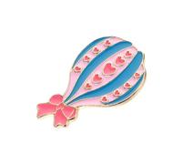 Healeved Cute Heart Balloon Brooch Zinc Alloy Lapel Pin with Secure Clasp for Women Anti-exposure Clothes Pin Love-themed Jewelry for Valentine S Day and Mother S Day