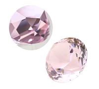 Healeved Decorative Diamond Ornaments Pink Bridesmaid The Shaped Artificial Bridal Wedding Table Decor Decorations Diamonds Home Faux Party Crystals Vase Fillers for Bachelorette Shower