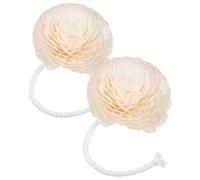 Healeved Decorative Flower Aroma Diffuser with Cotton Rope Artificial Flower Head for Essential Oil Diffusers Home Office Aromatherapy Diy Decor 7.7 Inch