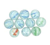 Healeved Decorative Glass Marbles 10pcs for Fish Tank Flexible Use and Unique Eye Catching Style and Teaching Equipment for Science Experiments and Craft Projects