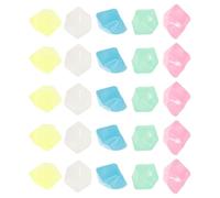 Healeved Decorative Pebbles Resin 500pcs Rhomboid Stones Glow the Dark with Uniform Particle Sizing, Luminous for Aquarium Viewing and Garden Landscaping, for Fish Tank and Yard