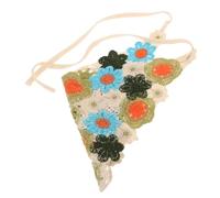 Healeved Decorative Women's Bandana Fashionable Triangle Headwrap Crocheted Hair Scarf for Girlfriend Wife Mom