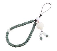 Healeved Delicate Bodhi Phone Lanyard Strap for Mobile Phones and Keychains, Lightweight Decorative Smartphone Chain Made from Natural Bodhi Roots, Accessory