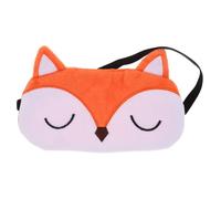 Healeved Delicate Sleep Mask Sleeping Eye Mask Comfortable Touch Contoured Fit Light Blocking Blackout Sleep Cover for Travel Long Flights Unique Fox Shape for Teens
