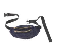 Healeved Denim Fanny Pack for Women Lightweight Hobo Shoulder Bag Straps Elastic Waist Bag Chest Pocket Crossbody Pouch