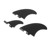 Healeved Detachable 5.4 Inch Surfboard Fin Set with Side and Middle Replacement Fins for Inflatable Paddle Boards Kayaks and Canoes for Water Sports