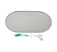 Healeved Digital Bathroom Scale Mini Portable Electronic Weighing Scale with High Precision Tempered Glass LED Display for Home Use User Friendly Design for All Ages