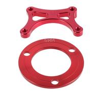 Healeved Disc Brake Caliper Adapter Bracket Aluminium Alloy Material 2 Sets with Enhanced Stability and Optimal Stopping Power for Bike Disc Brake System Suitable for Adventure Use