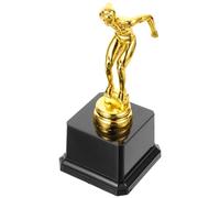 Healeved Diving Competition Award Trophy Plastic Small Gold Figurine Delicate Sports Trophy for Swimming and Long Jump Events