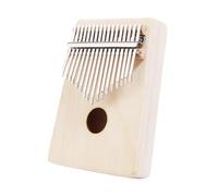 Healeved DIY 17-Note Blank Wooden Thumb Piano Kalimba Set for with Painting Materials, Musical Instrument Craft Kit for Kindergarten Art and Music Activities