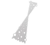 Healeved DIY Carbon Steel Metal Cutting Die Curtain Shape Embossing Stencil for Scrapbooking Photo Album Crafts, Curtain Pattern Cutting Dies Tool for Home Embossing and Card Making