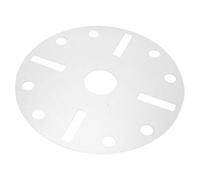 Healeved DIY Clock Face Template Acrylic Round Dial Stencil Resists Breaking and Deforming Easy to Carry or Store for Precise Clock Making