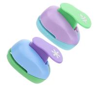 Healeved DIY Paper Punch with Plastic Material for Crafting 2pcs Stimulate Curiosity and Exercise Hands and Brains, Suitable for Card Making and Envelopes