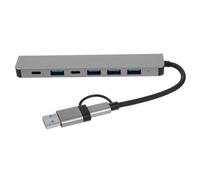Healeved Docking Station USB Type C Hub Multiple Ports for Laptop USB Splitter for Additional Connections for Home Office