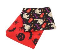 Healeved Dog Bandanas Washable for Pets Halloween 2pcs Triangle Scarf Polyester Dog Bib Adorable Halloween Design and Preventing Dirt while Eating