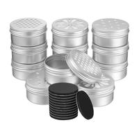 Healeved Dog Scent Training Kit 12 Aluminium Scent Tubs 12 Soft Magnetic Holders Portable Nose Training Tool for Dog Agility for Pet Use