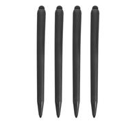 Healeved Double-headed Stylus Pen with Comfortable Abs Grip 4pcs Black High Sensitivity Touch Screen Pen for Electronic Whiteboards and Tablets for Drawing and Taking Notes