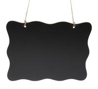 Healeved Double Sided Hanging Chalkboard Sign Made of Density Board, Practical and Environmental Protection Message Board for Shop and Office Wall Or Door Use