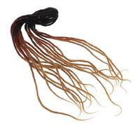 Healeved Dreadlocks Hair Extensions Crochet Braids Hair 10pcs Natural Looking Dreadlock Extensions for Hip-hop Reggae Style Braiding