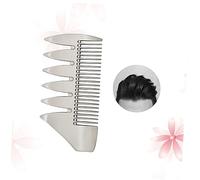 Healeved Dual Sided Beard Comb Barber Brush Shaving Brush for Men Comb Grooming Beard Tool