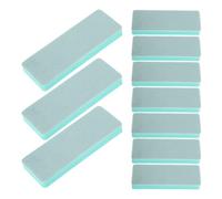 Healeved Dual Sided Sponge Nail Buffer Blocks Fine Sanding Blocks 10pcs with Eva and Silicon Carbide Material for Handling Fragile Electronics and Intricate Jewelry Pieces