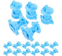 Healeved Electric Fence Wire Insulators 50pcs High Strength Pp Material with Blue Colour, Not Easily Broken or Deformed for Farm and Pasture Use Suitable for Fence Wire and Wood Post