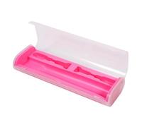 Healeved Electric Toothbrush Travel Case Storage Box Compact Toothbrush Holder for Camping Travel and Home Pink Color Multi-Purpose