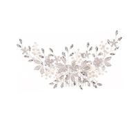 Healeved Elegant Bridal Hair Comb Leaf Design Wedding Headpiece for Women Girls and Brides Hair Accessory for Weddings Dances and Special Occasions