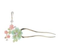 Healeved Elegant Chinese Style Dangle Hair Sticks with Flower Design Lightweight Alloy Hair Chopsticks for Women for Dancing and Cosplay