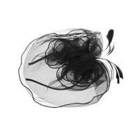 Healeved Elegant Double Mesh Wedding Fascinator Veil Mini Hat for Women Bridal Headpiece Chic Lace Headband Veil for Weddings Tea Parties Race Days Enhancing Bridal Charm and Style