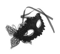 Healeved Elegant Venetian Half Face Fancy Dress Mask for Women with Intricate Wing Pattern, Elastic Band for Secure Fitting, Suitable for Wedding Party and Halloween Carnival