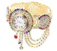 Healeved Elegant Watch for Women Delicate Quartz Wrist Watch Alloy Bracelet Soft Comfortable Suitable for Many Kinds of Occasion Fashionable Graceful Design