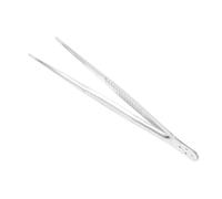 Healeved Ergonomic Stainless Steel Tweezer with Fine Point Tip for Stamp Collecting and Small Item Handling, Rust Resistant and Compact Design for On-the-go Use