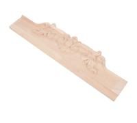 Healeved European Style Carved Panel for Built Cabinetry Solid Wood Decorative Carving Board with Design for Wardrobe Skirting and Furniture Enhancement