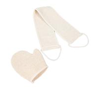 Healeved Exfoliating Shower Bath Gloves Dual-sided Sisal Scrubber for Body Face Durable Hand Exfoliating Washcloth for Deep Cleansing and Skin Care Reusable and Ergonomic Design