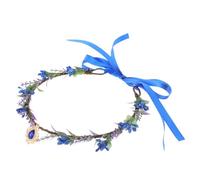 Healeved Exotic Water Drops between Eyebrows Headpiece Renaissance Flower Crown for Women Bridal Flower Crown Fairy Accessories for Women