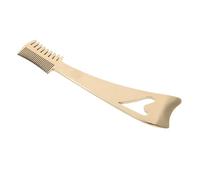 Healeved Eyelash Comb Precise Eye Makeup Application Stainless Steel and with Curler Tool Crescent Lash Shield for Portable Eyelash Shaping Accessory