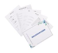 Healeved Eyelash Extension Practice Chart Kit 10 Lash Mapping Templates for Beginners Self-Adhesive Eyelash Grafting Sheets for Training and Practice