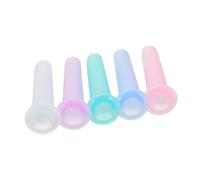 Healeved Facial Suction Cups for Eye 5pcs Silicone Professional Cupping Therapy Supplies Vacuum Suction Cup