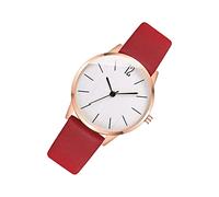 Healeved Fashionable Women Wrist Watch with Breathable PU Leather Strap Stylish Quartz Analog for Students and Everyday Wear Durable and Comfortable Design